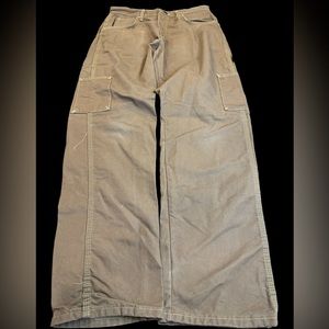 Bulwark Comfortouch Dungaree Pant Fire Resistant‎ Work Pant Duck Brown 32x33